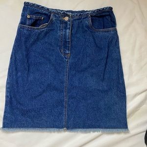 Vintage Bill Blass Denim Skirt 6